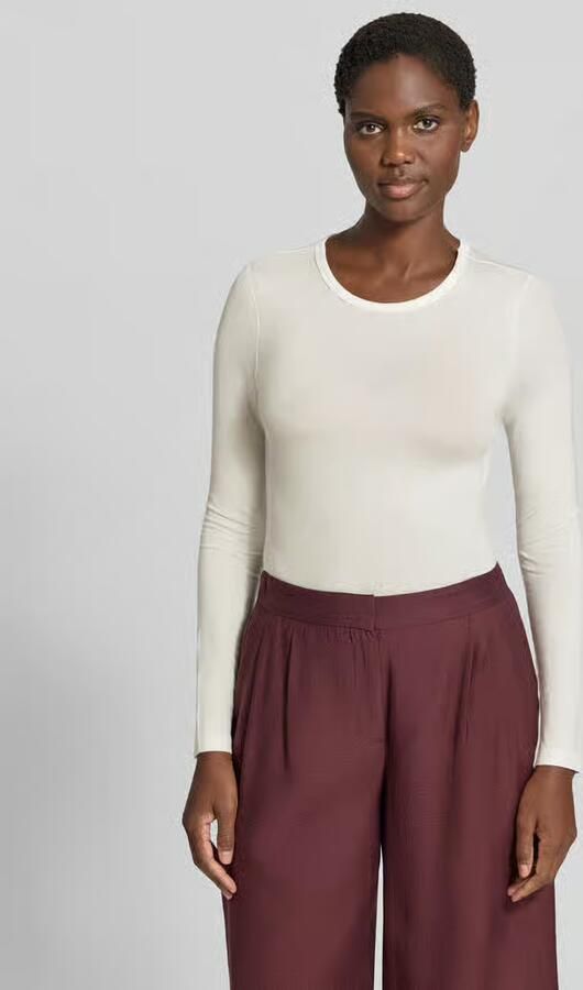 Vero Moda Slim fit shirt met lange mouwen van lyocellmix model 'ADA' - Foto 3