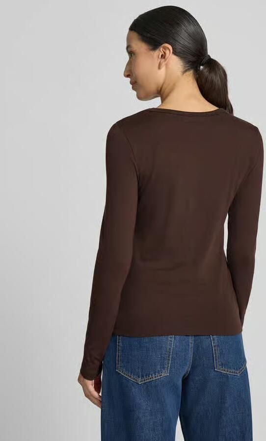 Vero Moda Slim fit shirt met lange mouwen van lyocellmix model 'ADA' - Foto 2