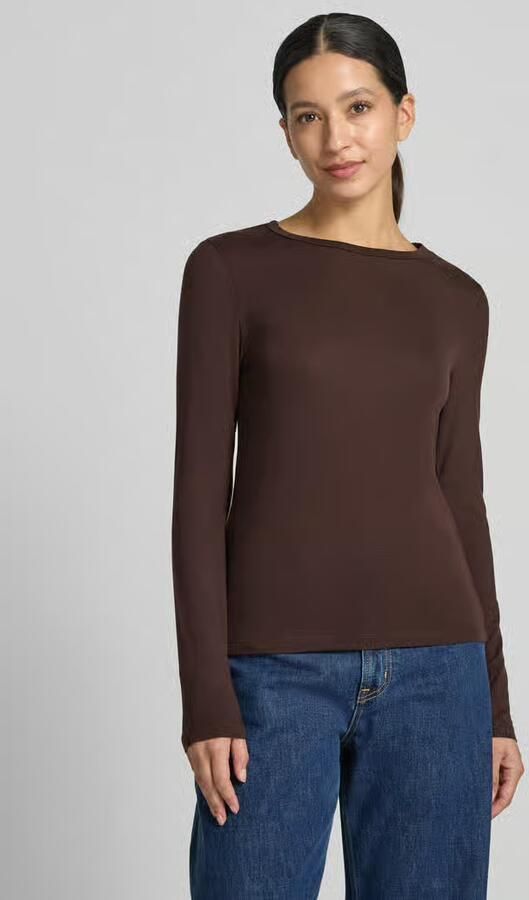 Vero Moda Slim fit shirt met lange mouwen van lyocellmix model 'ADA' - Foto 3
