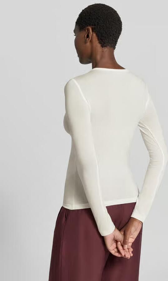 Vero Moda Slim fit shirt met lange mouwen van lyocellmix model 'ADA' - Foto 2
