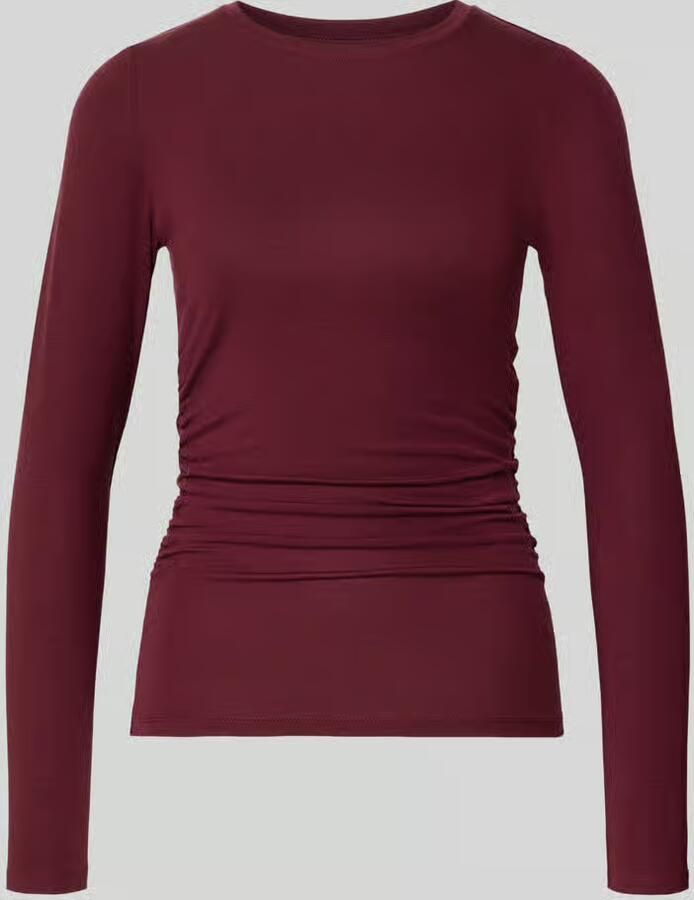 Vero Moda Slim fit shirt met lange mouwen van lyocellmix model 'AVA'