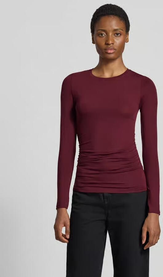 Vero Moda Slim fit shirt met lange mouwen van lyocellmix model 'AVA' - Foto 2