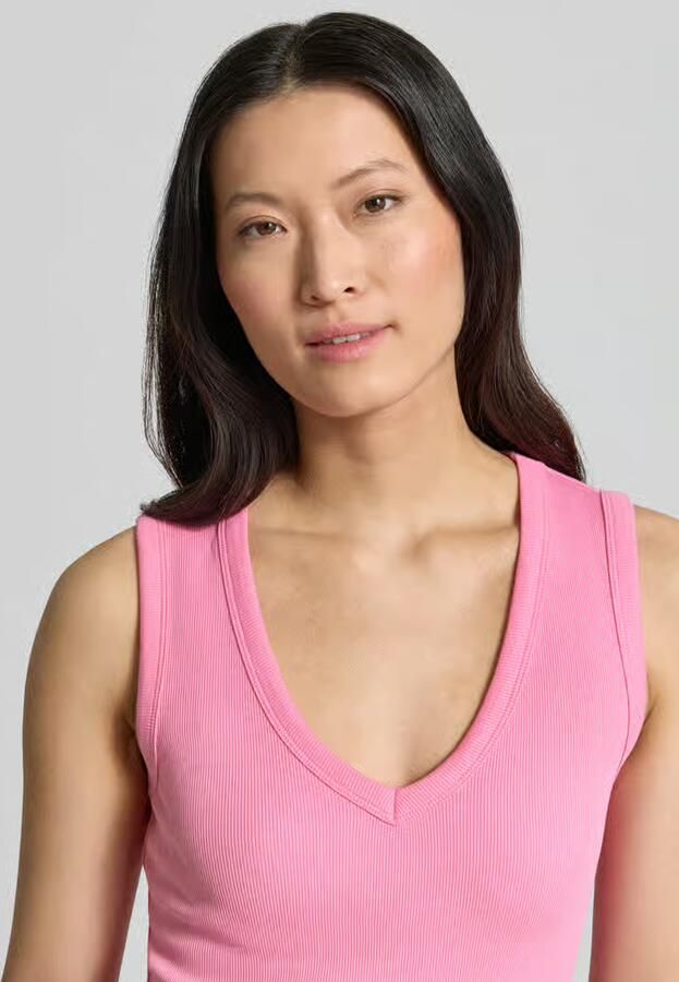 Vero Moda slim fit tank top van katoenmix model 'CHLOE'