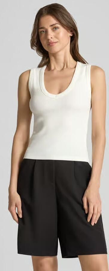 Vero Moda slim fit tank top van katoenmix model 'CHLOE' - Foto 7