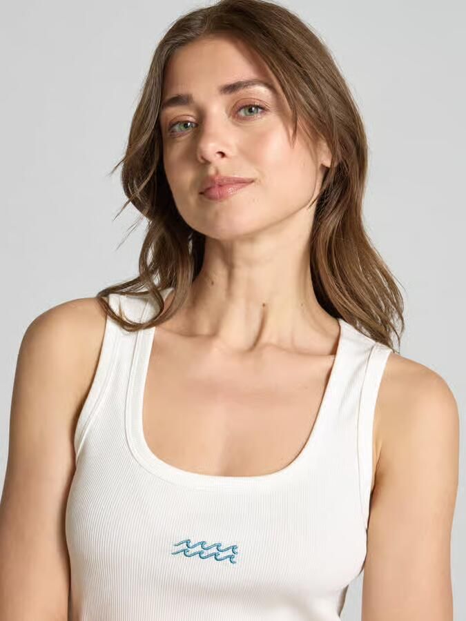 Vero Moda slim fit tank top van katoenmix model 'DISA'