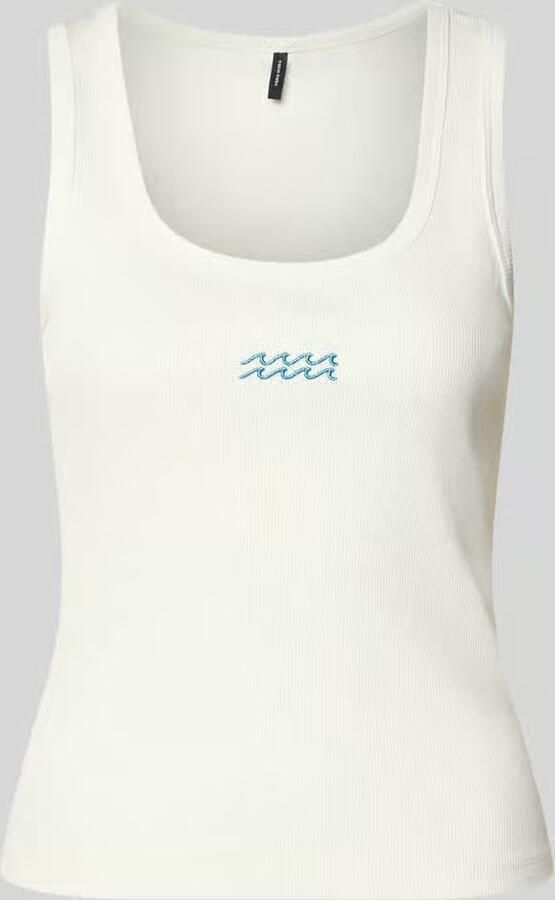 Vero Moda slim fit tank top van katoenmix model 'DISA' - Foto 3