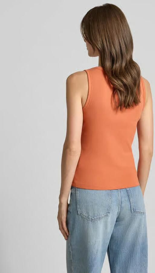 Vero Moda slim fit tank top van katoenmix model 'DISA'