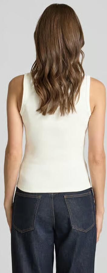 Vero Moda slim fit tank top van katoenmix model 'DISA' - Foto 4