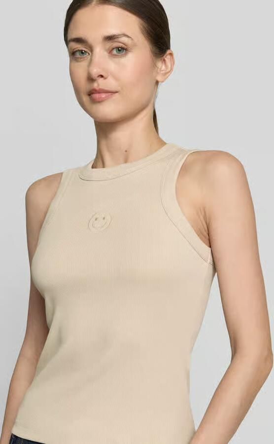 Vero Moda slim fit tank top van katoenmix model 'SMILE CAISA TANK TOP'