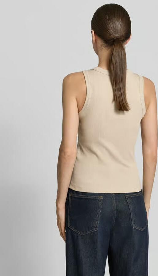 Vero Moda slim fit tank top van katoenmix model 'SMILE CAISA TANK TOP'