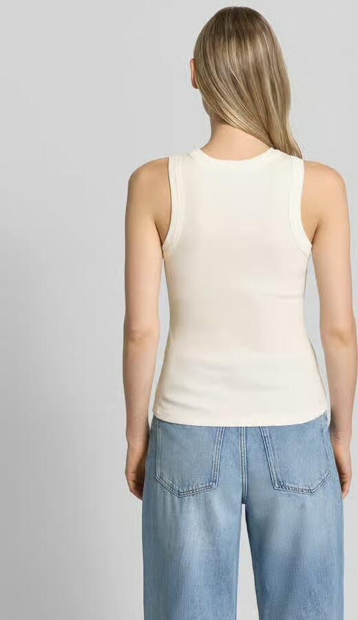Vero Moda slim fit tank top van katoenmix model 'SMILE CAISA TANK TOP'