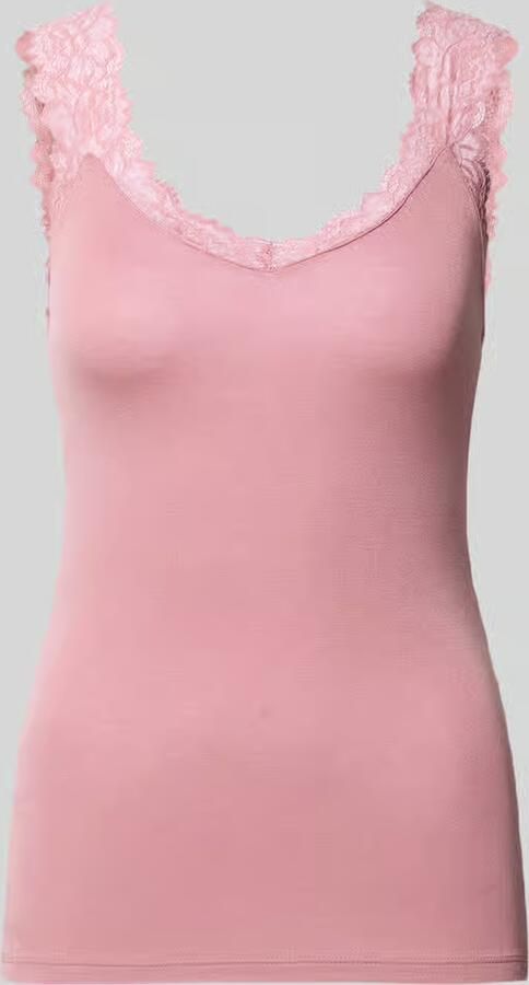 Vero Moda Slim fit Tank Top van Viscosemix Model 'ROSA' - Foto 3