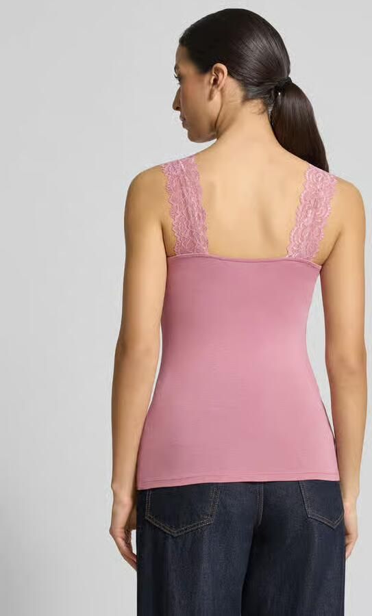 Vero Moda Slim fit Tank Top van Viscosemix Model 'ROSA' - Foto 3