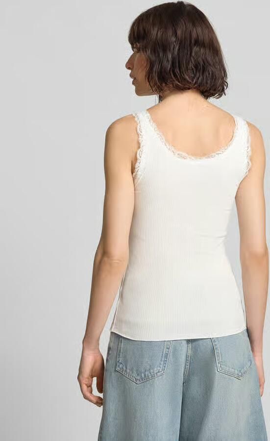 Vero Moda slim fit tanktop van mix van biologisch katoen model 'NANA' - Foto 3