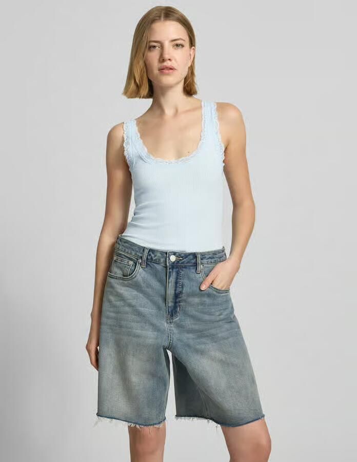 Vero Moda slim fit tanktop van mix van biologisch katoen model 'NANA' - Foto 2