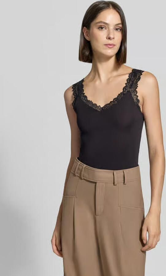 Vero Moda Zwarte Viscose Tanktop Lente Zomer Black Dames - Foto 7