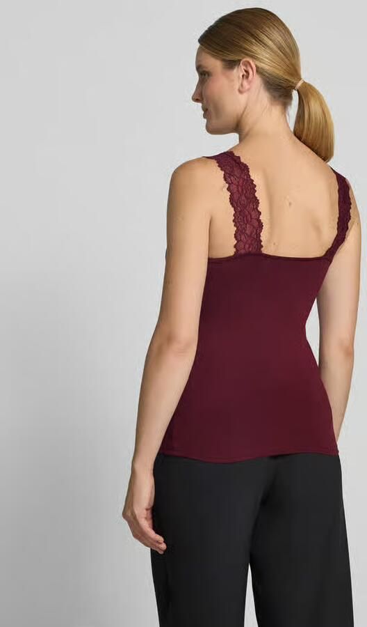 Vero Moda Slim fit tanktop van viscosemix model 'ROSA' - Foto 3