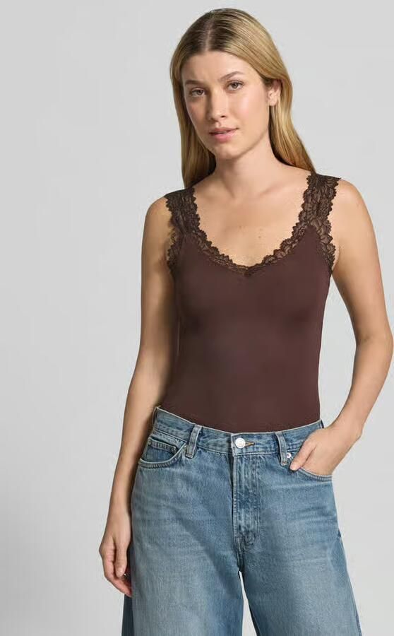 Vero Moda Slim fit tanktop van viscosemix model 'ROSA' - Foto 2