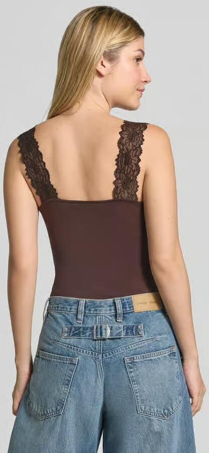 Vero Moda Slim fit tanktop van viscosemix model 'ROSA' - Foto 3
