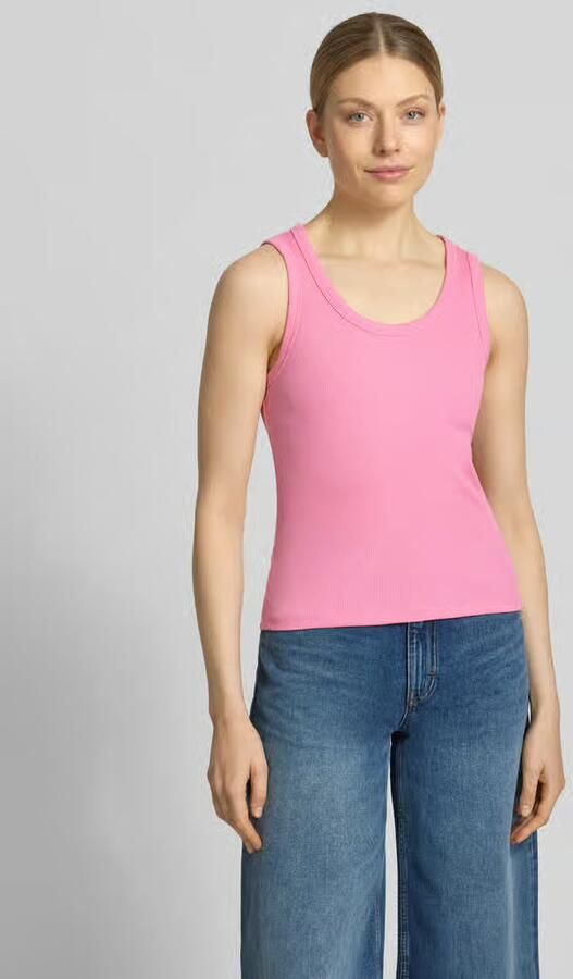 Vero Moda slim fit top van katoenmix model 'CHLOE' - Foto 4