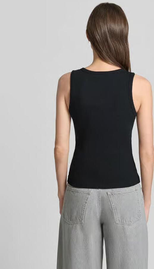 Vero Moda slim fit top van katoenmix model 'CHLOE'