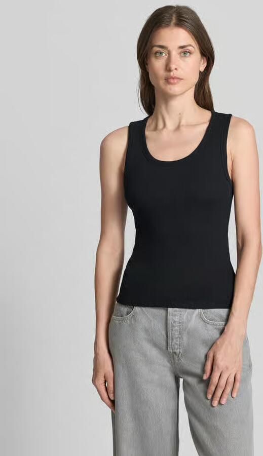 Vero Moda slim fit top van katoenmix model 'CHLOE' - Foto 4