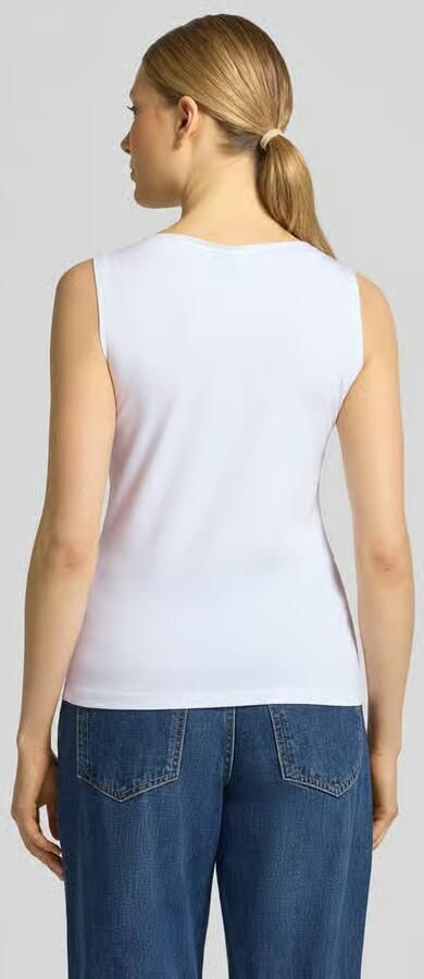 Vero Moda Slim fit top van mix van katoen en modal model 'PANDA' - Foto 11