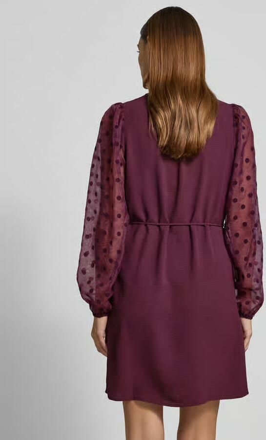 Vero Moda Soepele cocktailjurk met semi-transparante mouwen model 'ALVA'