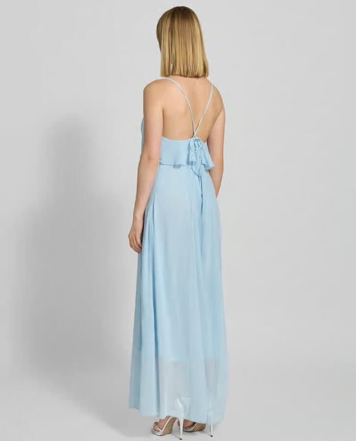 Vero Moda Soepele maxi-jurk met ruches model 'CAMILLE' - Foto 4