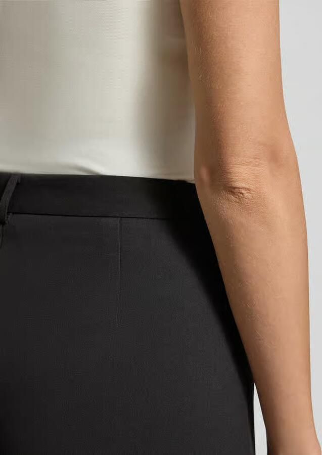Vero Moda Straight fit bandplooibroek met viscose model 'TEXAS' - Foto 5