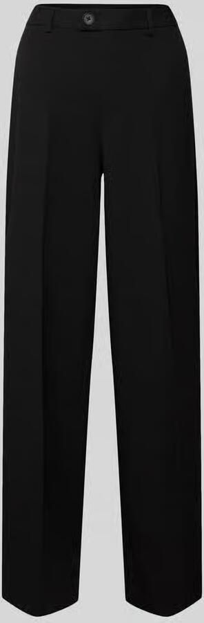 Vero Moda Straight fit bandplooibroek met viscose model 'TEXAS' - Foto 4