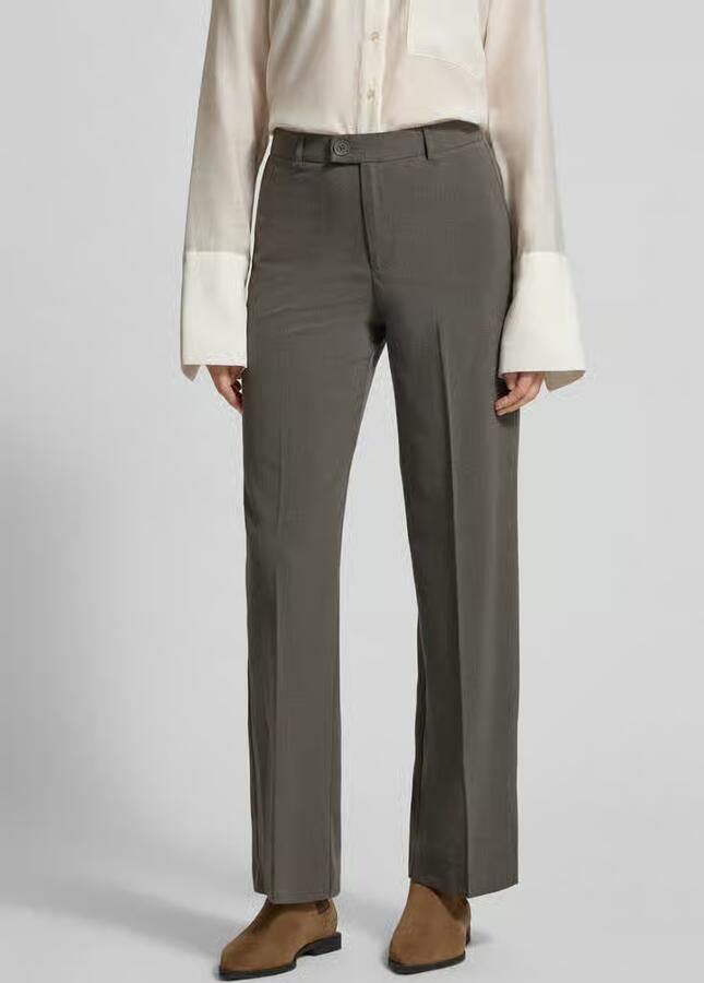 Vero Moda Straight fit bandplooibroek met viscose model 'TEXAS' - Foto 2