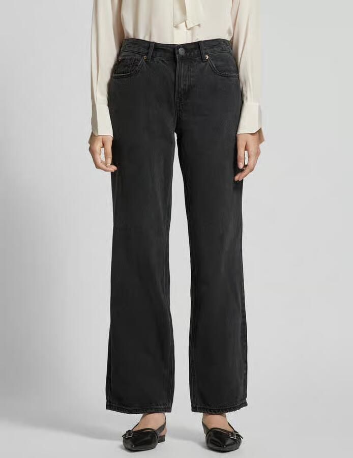 Vero Moda Straight fit high waist jeans met studs model 'FILIPPA' - Foto 2