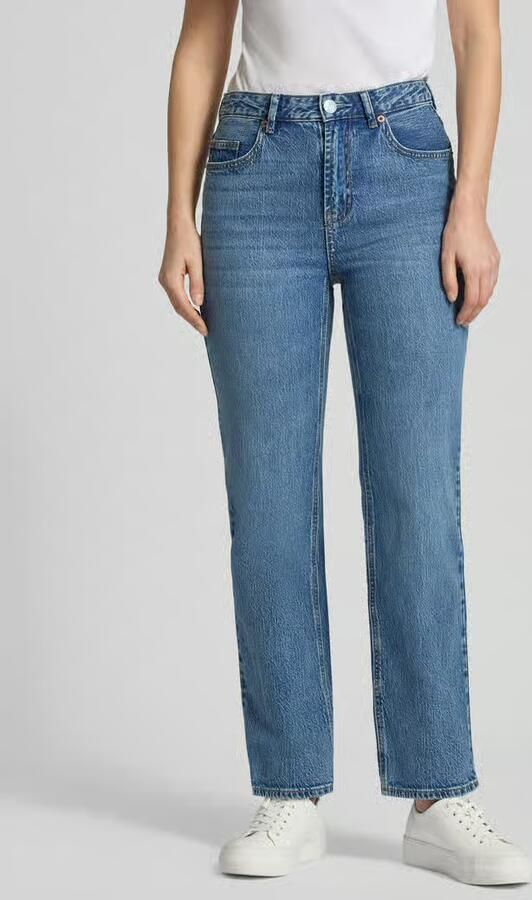 Vero Moda Straight fit jeans van katoenmix met contrastnaden model 'TESSA' - Foto 16