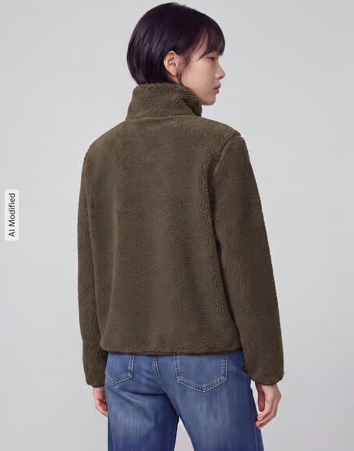 Vero Moda Sweatjack met hoge opstaande kraag - Foto 2