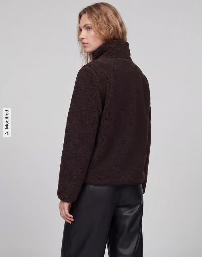 Vero Moda Sweatjack met hoge opstaande kraag - Foto 3