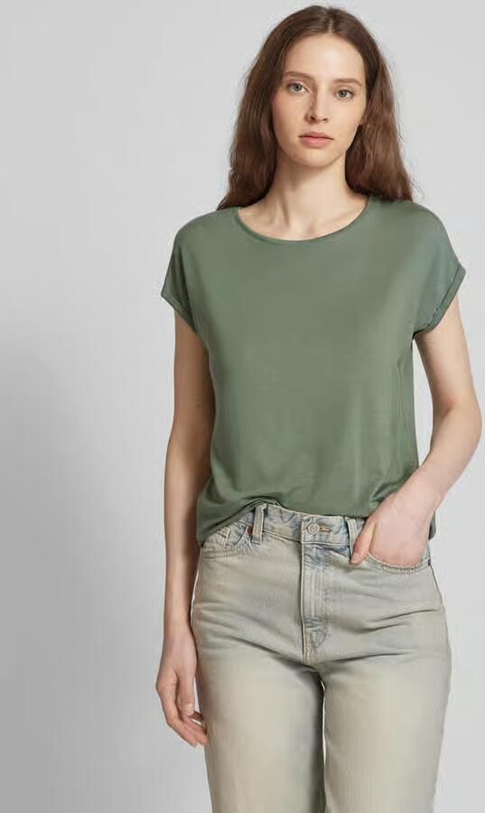 Vero Moda Shirt met ronde hals VMAVA PLAIN SS TOP GAJRS NOOS - Foto 9