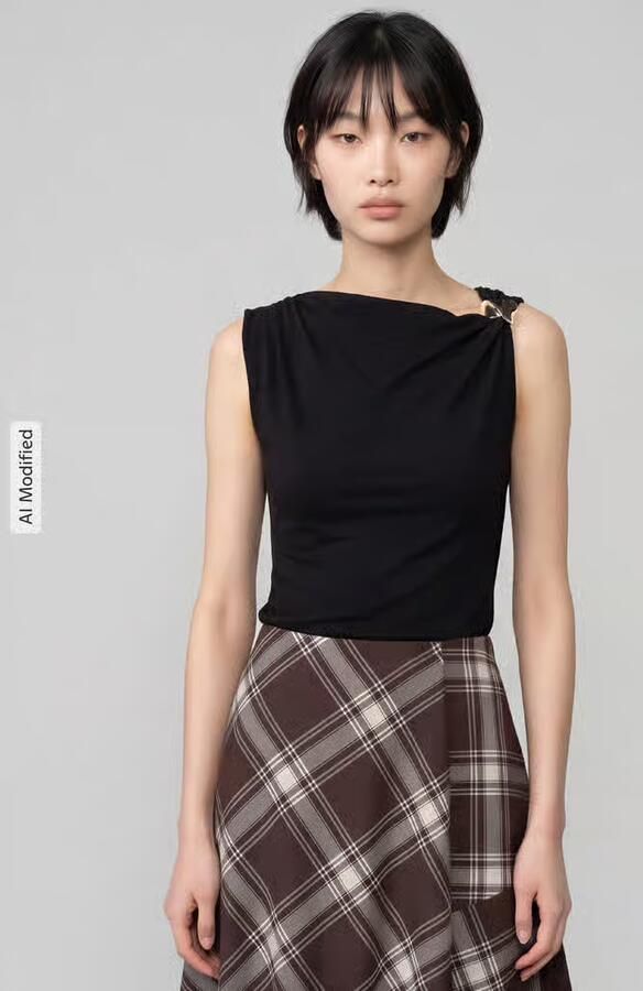 Vero Moda Top met gespapplicatie - Foto 2