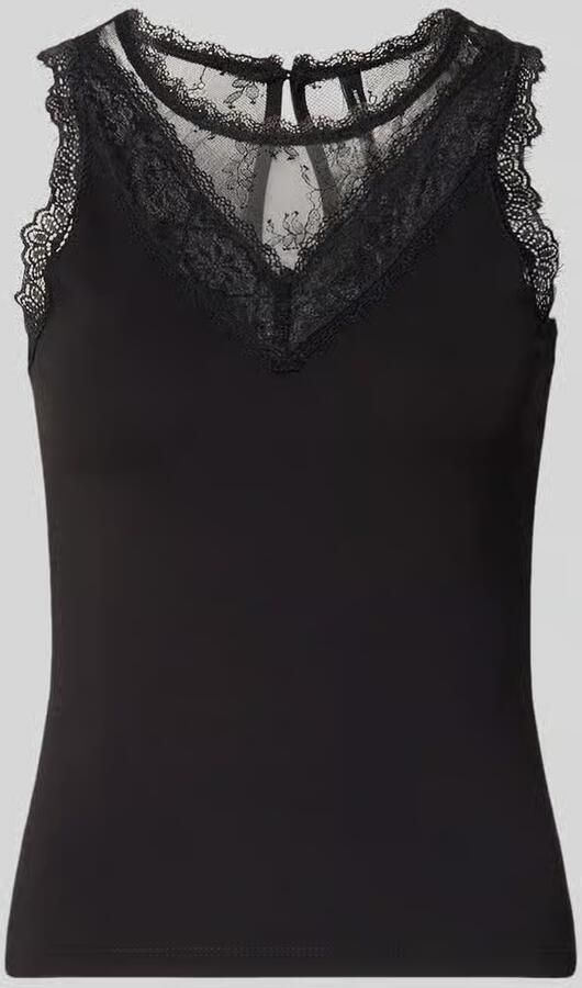 Vero Moda Top met kanten inzet