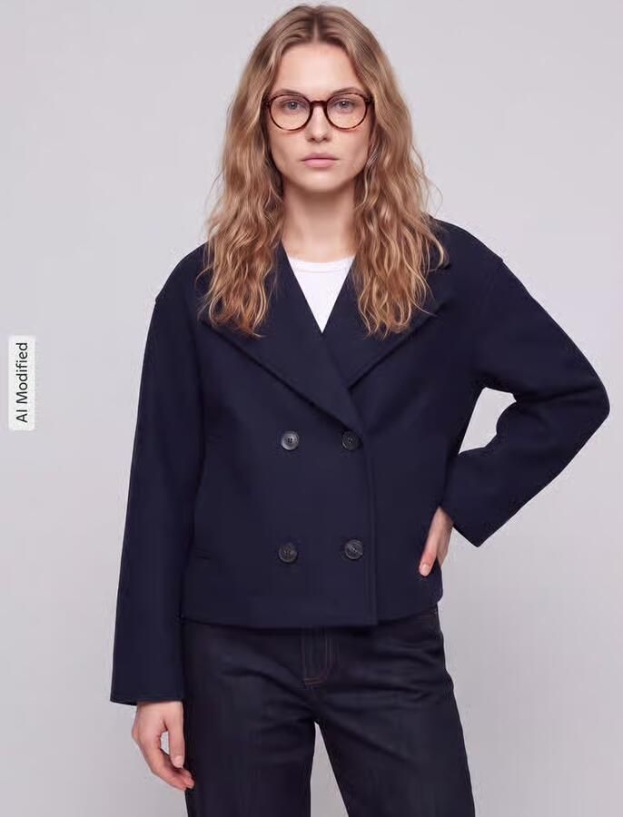 Vero Moda trenchcoat met dubbele knoopsluiting - Foto 3