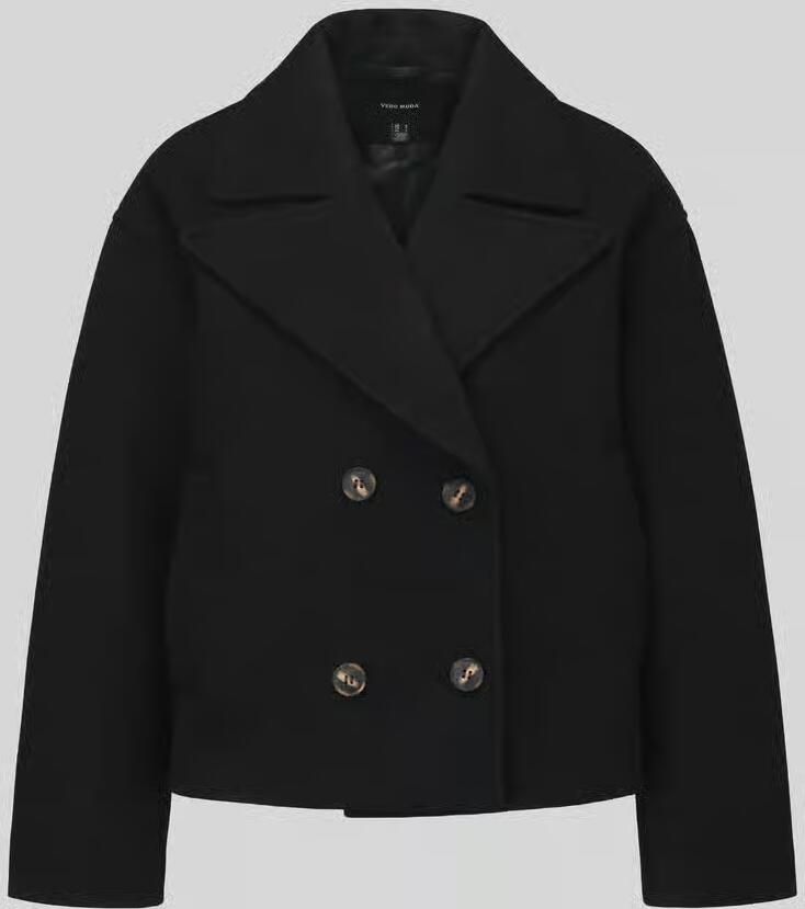 Vero Moda Regular fit trenchcoat met dubbele knoopsluiting model 'VINCELINE'