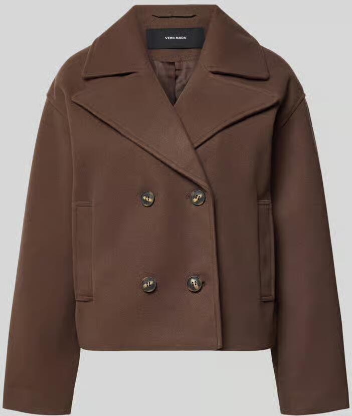 Vero Moda trenchcoat met dubbele knoopsluiting - Foto 3