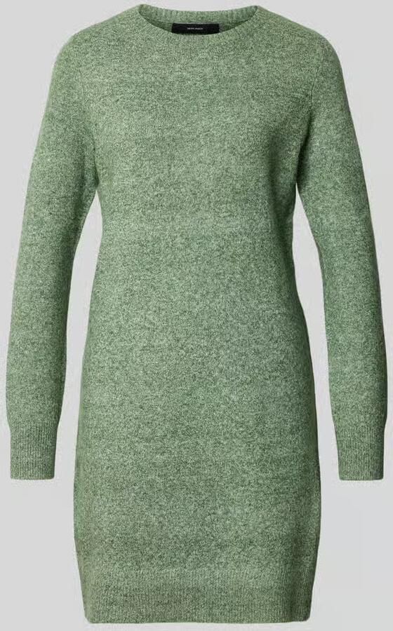 Vero Moda Flatteuze gebreide jurk met ronde hals model 'DOFFY'