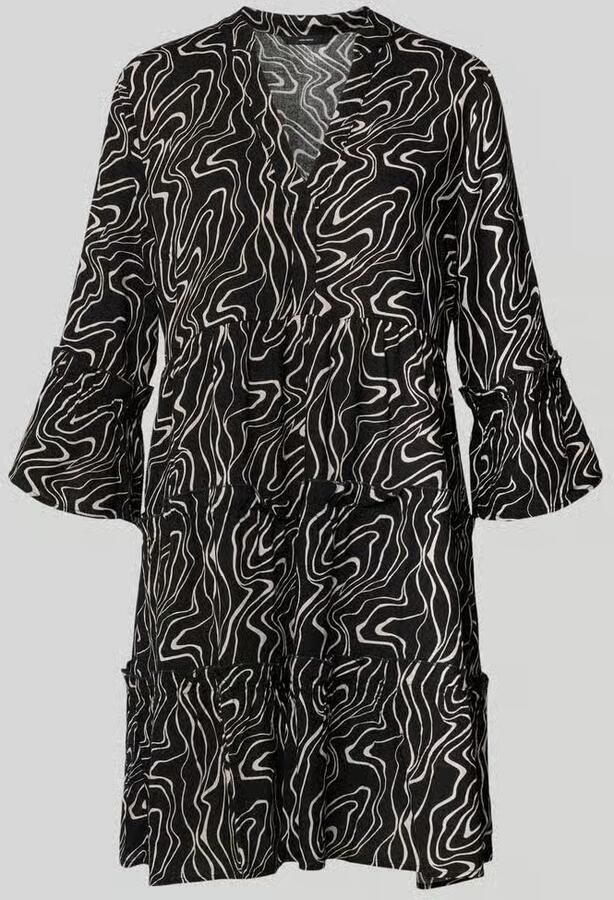 Vero Moda Uitlopend blousejurk van zuivere viscose model 'EASY JOY' - Foto 2