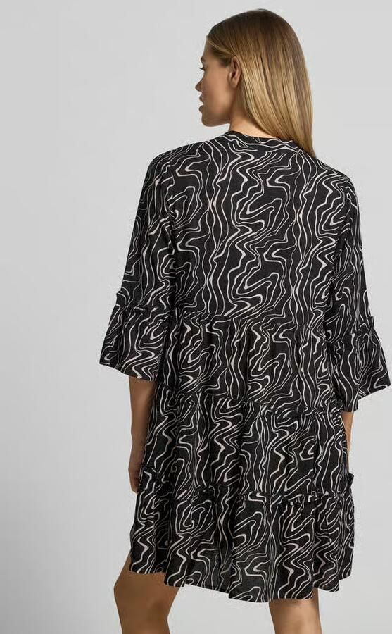 Vero Moda Uitlopend blousejurk van zuivere viscose model 'EASY JOY'