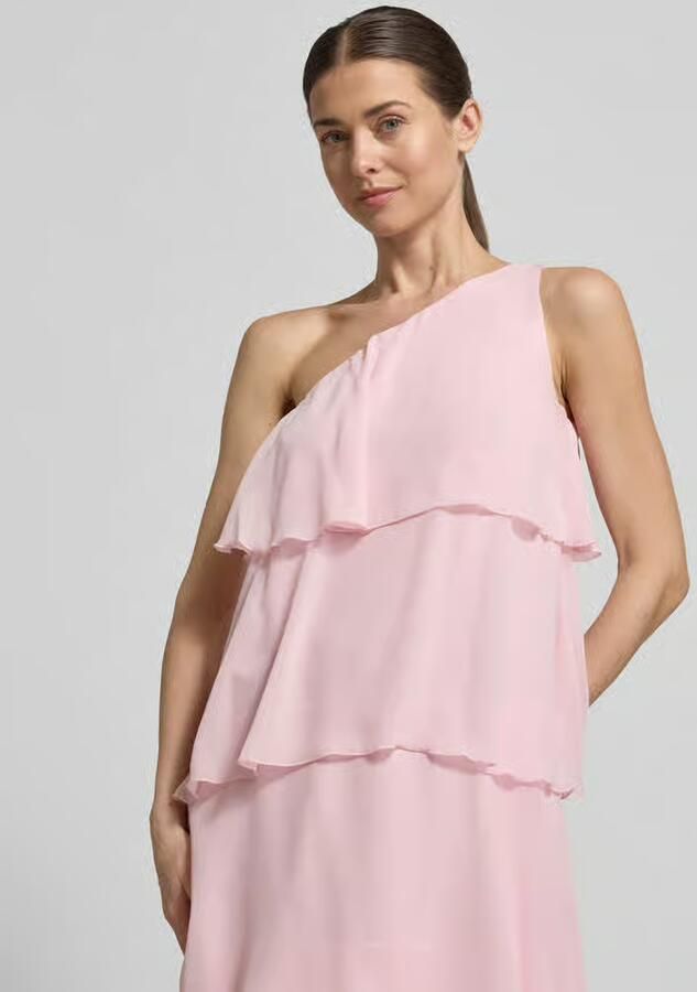 Vero Moda Uitlopend maxi-jurk met ruchedetail model 'FELICIA'