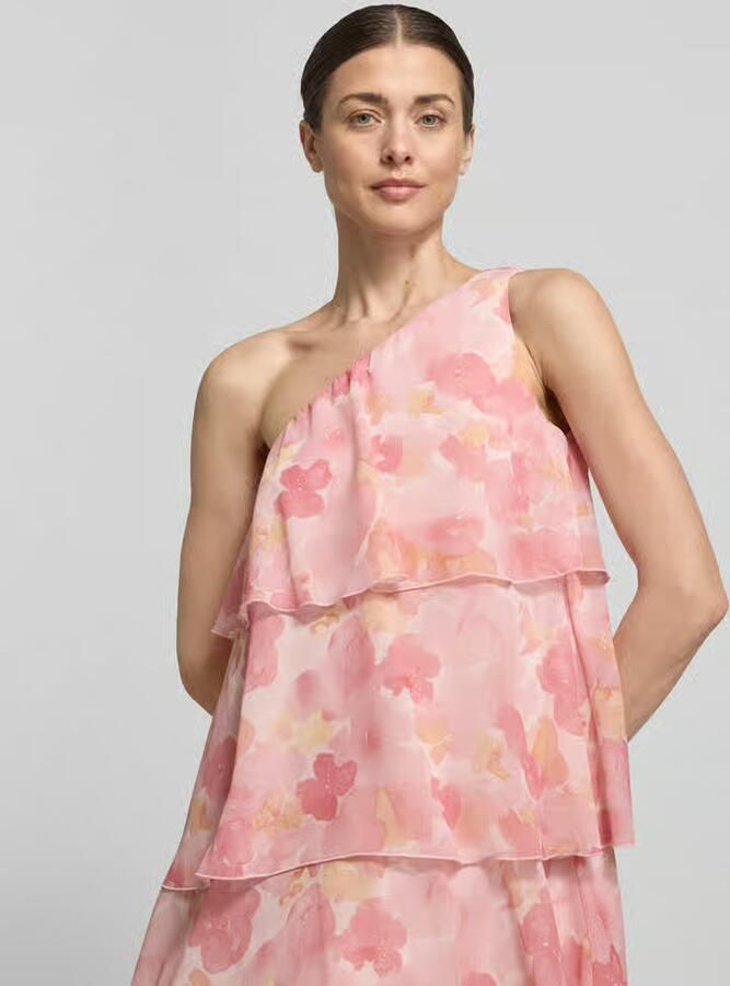 Vero Moda Uitlopend maxi-jurk met ruchedetail model 'FELICIA'