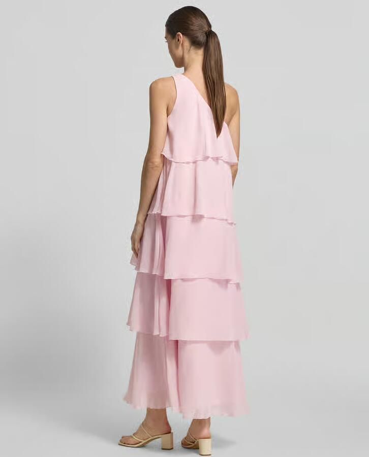 Vero Moda Uitlopend maxi-jurk met ruchedetail model 'FELICIA' - Foto 3