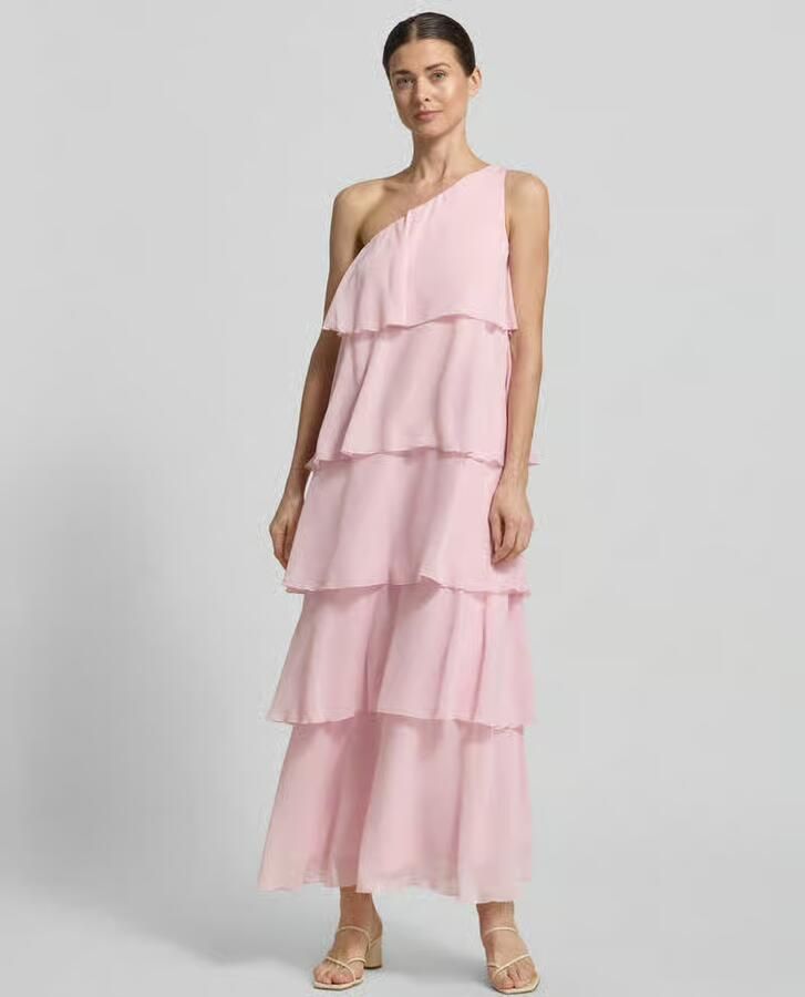 Vero Moda Uitlopend maxi-jurk met ruchedetail model 'FELICIA' - Foto 2