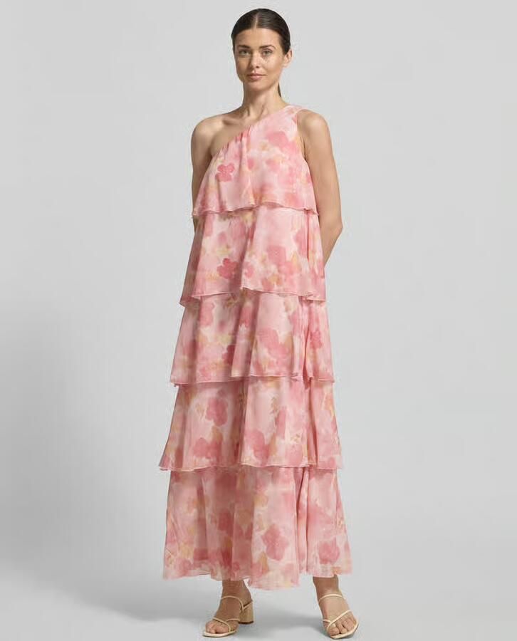 Vero Moda Uitlopend maxi-jurk met ruchedetail model 'FELICIA' - Foto 3